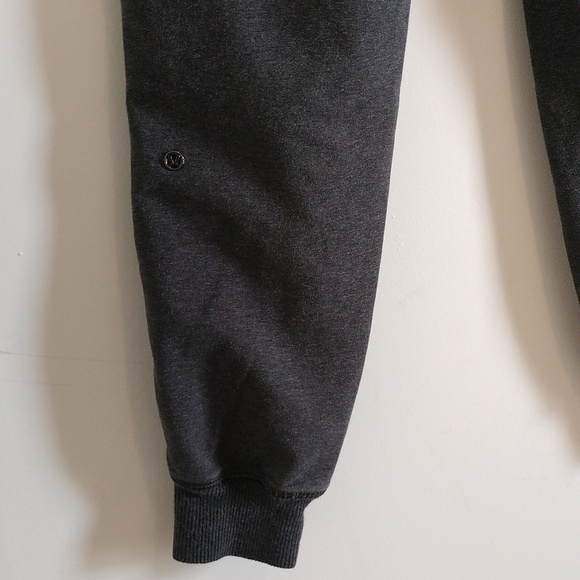 Lululemon Comfy As Sweat PantHeathered Black Size 4 - Picture 9 of 14